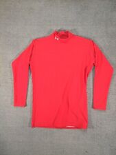 Under Armour Men’s Red Compression Coldgear Mock Turtle Neck Shirt Size XXL for sale  Shipping to South Africa