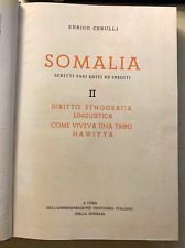 Somalia enrico cerulli usato  Compiano