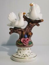 Usado, Estatua decorativa de colección italiana con palomas y flores período siglo XX segunda mano  Embacar hacia Argentina