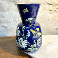 Vase barbotine bleu d'occasion  Frontenay-Rohan-Rohan