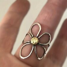 Anillo de flores huecas Boho puño anillo ajustable joyería única para mujeres niñas regalo segunda mano  Embacar hacia Argentina