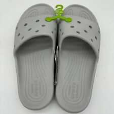 Sandalias Crocs Para Hombre Clásicas Deslizantes Unisex Zapatos Confort - Ambiente (Gris Claro), usado segunda mano  Embacar hacia Mexico