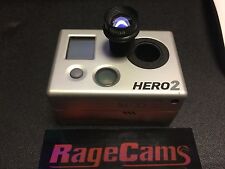 Câmera Gopro hd hero2 paintball airsoft câmera caçador de veados com lente telefoto 8mm comprar usado  Enviando para Brazil