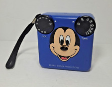 Usado, Rádio AM Vintage Azul Disney Radio Shack Mickey Mouse requer bateria de 9 volts comprar usado  Enviando para Brazil