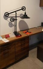 industrial table pulley lamp for sale  Dearborn Heights