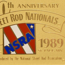 1989 NSRA National Street Rod Rodster Carro Auto Meet Show St Paul Minnesota Placa comprar usado  Enviando para Brazil