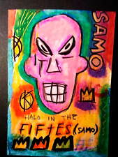Jean Michel Basquiat Postcard Original Acrylic Painting Street Art Graffiti for sale  Shipping to South Africa