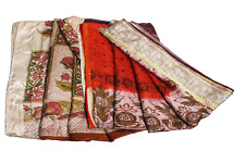 Lot sari soie d'occasion  Expédié en France