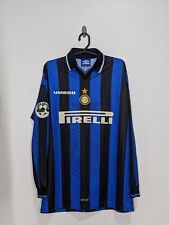 1997/1998 Inter de Milán #10 Ronaldo Umbro usado en partido/emitida camiseta local segunda mano  Embacar hacia Argentina