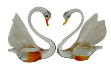 Vintage glass swans for sale  WELWYN GARDEN CITY