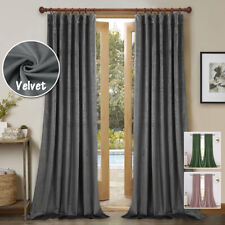 Velvet curtains thermal for sale  UK