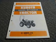 Kubota b7100d tractor d'occasion  Expédié en Belgium