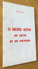 Evola doctrine aryenne d'occasion  Paris VI