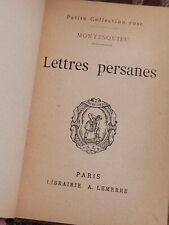 Montesquieu lettres persanes d'occasion  Aulnay-sous-Bois