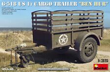 MiniArt 35436 G-518 US 1t Cargo Trailer "Ben Hur" 1/35 for sale  Shipping to South Africa