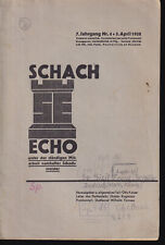 Schach echo 1938 gebraucht kaufen  Worms