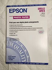 Papel fotográfico Epson 13 X 19, 20 folhas Super A3 Super B S041143 jato de tinta selado comprar usado  Enviando para Brazil
