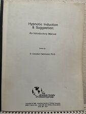 Hammond Hipnótica Inducción y Sugestión Manual Introductorio 1988 Hipnoterapia segunda mano  Embacar hacia Mexico