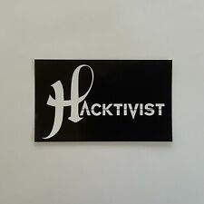 Hacktivist sticker vinyl for sale  Costa Mesa