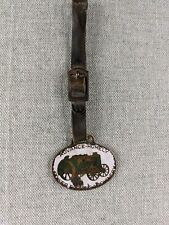 Vintage Advance Rumely Oil Pull Tractor Farm Equipment Enameled Watch Fob Rare for sale  Shipping to Canada