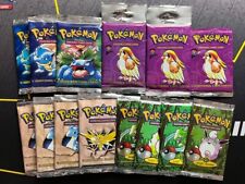 Lote de pacotes personalizados x6 Pokemon TCG selados de fábrica pacotes conjuntos modernos/antigos, usado comprar usado  Enviando para Brazil
