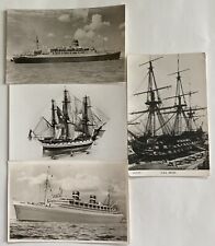 4 cartões postais antigos raros de navio/barco– HMS Victory navio a vapor cruzeiro de luxo ﻿Liner-NR comprar usado  Enviando para Brazil