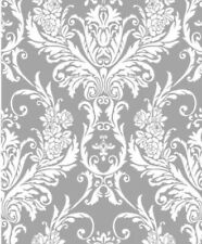 Silver white damask for sale  BOLTON