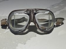 Usado, Óculos de proteção antigos de piloto de motocicleta marca estádio feitos na Inglaterra voo voador comprar usado  Enviando para Brazil