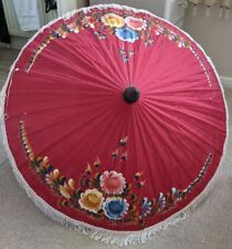Chinese fabric parasol for sale  GRANTHAM