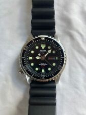 Reloj de buceo automático Citizen para hombre Promaster esfera negra excelente segunda mano  Embacar hacia Mexico