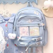 Cute Girl's Blue Cinnamoroll Backpack Teenage Travel Schoolbag Shoulder Bag Gift til salgs  Frakt til Norway