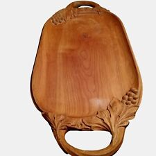 Carved wooden tray for sale  Rockford