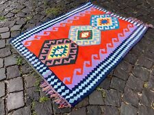 Oferta incrível tapete acrílico kilim exclusivo feito à mão turco vintage étnico kilim comprar usado  Enviando para Brazil