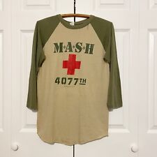 Camiseta MASH Vintage Anos 80 XL Raglan Manga 3/4 4077º Programa de TV Promo Fox 1981 comprar usado  Enviando para Brazil