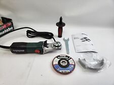 Used, Metabo 613060421 WEF9-125 Flat Head Angle Grinder New Green 5" w/ Disc for sale  Shipping to South Africa