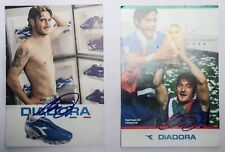 Totti cartoline diadora usato  Sassuolo