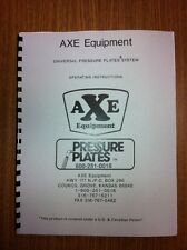 Axe pressure plates for sale  Meyersdale