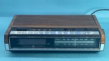 Usado, Relógio despertador retrô vintage General Electric GE madeira granulada rádio FM AM Power comprar usado  Enviando para Brazil