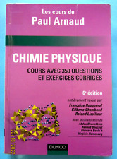 Chimie physique cours d'occasion  Pessac