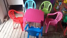 Kids plastic chairs for sale  ANDOVER