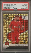 HARVEY ELLIOTT 2021 Panini Mosaic EPL Rookie REACTIVE GOLD #173 * PSA 10 GEM *cj for sale  Shipping to South Africa