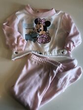 Conjunto de pijama de dos piezas vintage años 80 Minnie Mouse Disney bebé talla 12 meses segunda mano  Embacar hacia Argentina