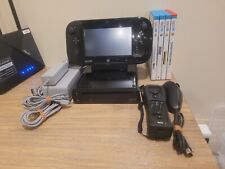 Nintendo Wii U 32GB Console Deluxe Set - Black With 4 Games And Extra Controller for sale  Shipping to South Africa