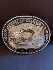Champion Trophy Rodeo Sterling Silver  GOLD  FILLED Team Roping Belt Buckle for sale  Blanchard