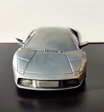 Lamborghini Murcielago / figurka samochodu odlewana na zimno z blaszanym/srebrnym metalicznym wykończeniem na sprzedaż  PL