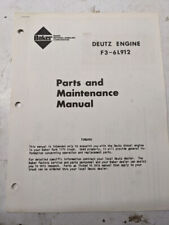 Deutz engine parts for sale  USA