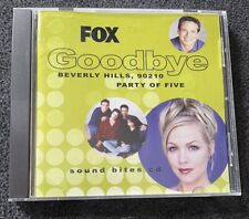 RARO PROMO FOX 2000 Beverly Hills 90210 - PARTY OF FIVE Goodbye CD Sound Bites comprar usado  Enviando para Brazil