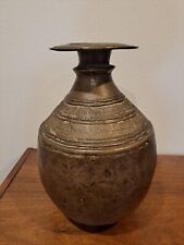 Vintage Handmade Hammered Copper Water Pot Large 12 In  Good Patina Unpolished for sale  Shipping to South Africa