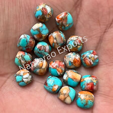 Lote de piedras preciosas sueltas cabujón de cobre turquesa ostra natural de 6 a 20 mm segunda mano  Embacar hacia Mexico