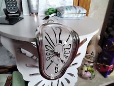Melting clock surrealistic for sale  TAUNTON
